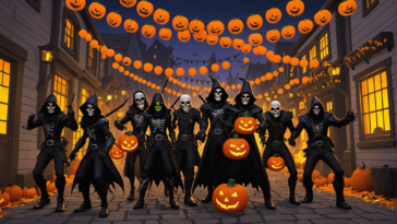 découvrez l'équipe des streamers dans aq3d alors qu'ils célèbrent la fin du conflit avec la toute nouvelle rue trick-or-treat de mogloween. ne manquez pas cet événement festif rempli de surprises et d'aventures !