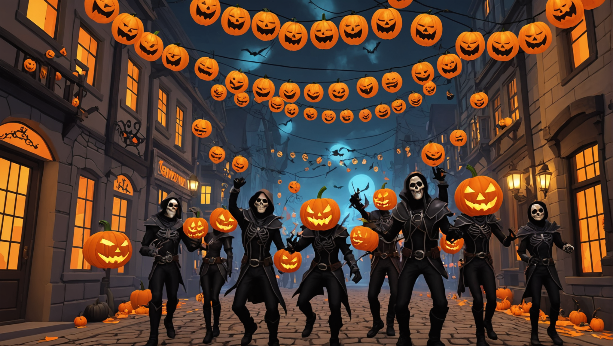 découvrez la conclusion épique du conflit au sein de l'équipe des streamers et explorez la toute nouvelle rue trick-or-treat de mogloween dans aq3d. plongez dans un univers festif rempli de surprises et d'aventures frissons !